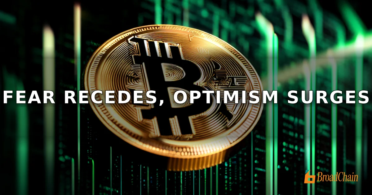 比特币恐惧与贪婪指数升至1月中旬以来最高