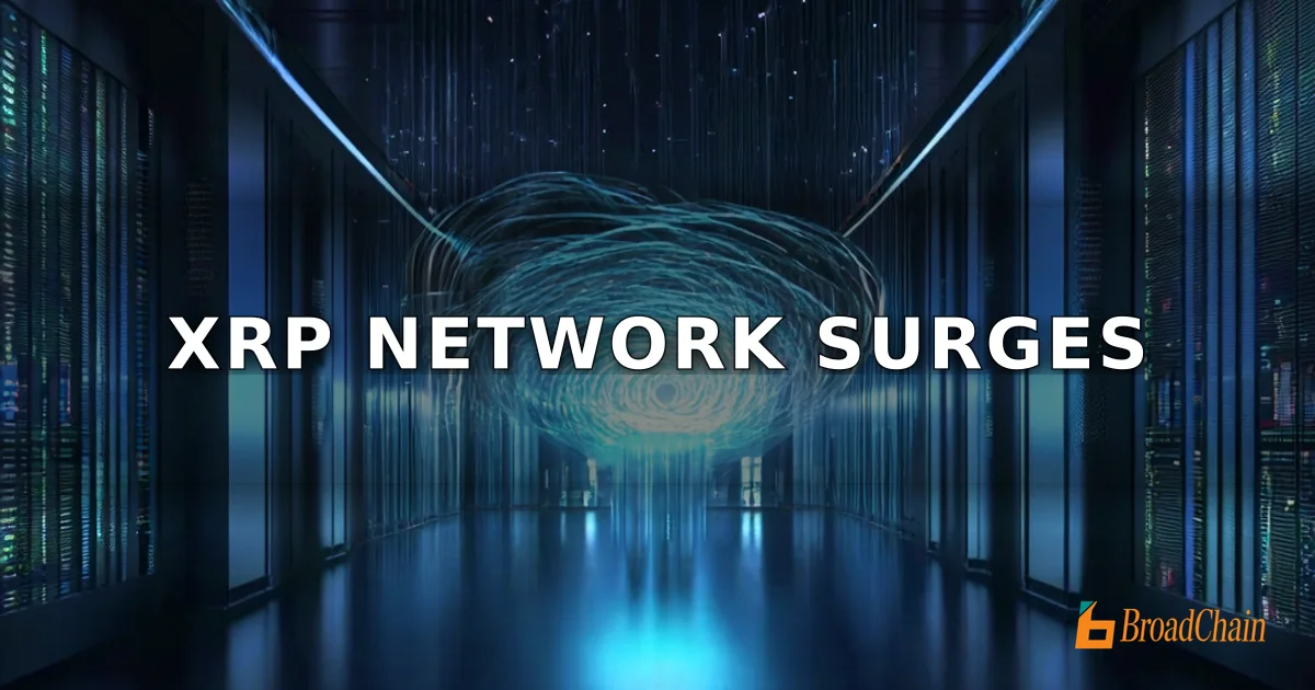 Ripple转移7500万枚XRP，网络活动激增至每日300万笔交易