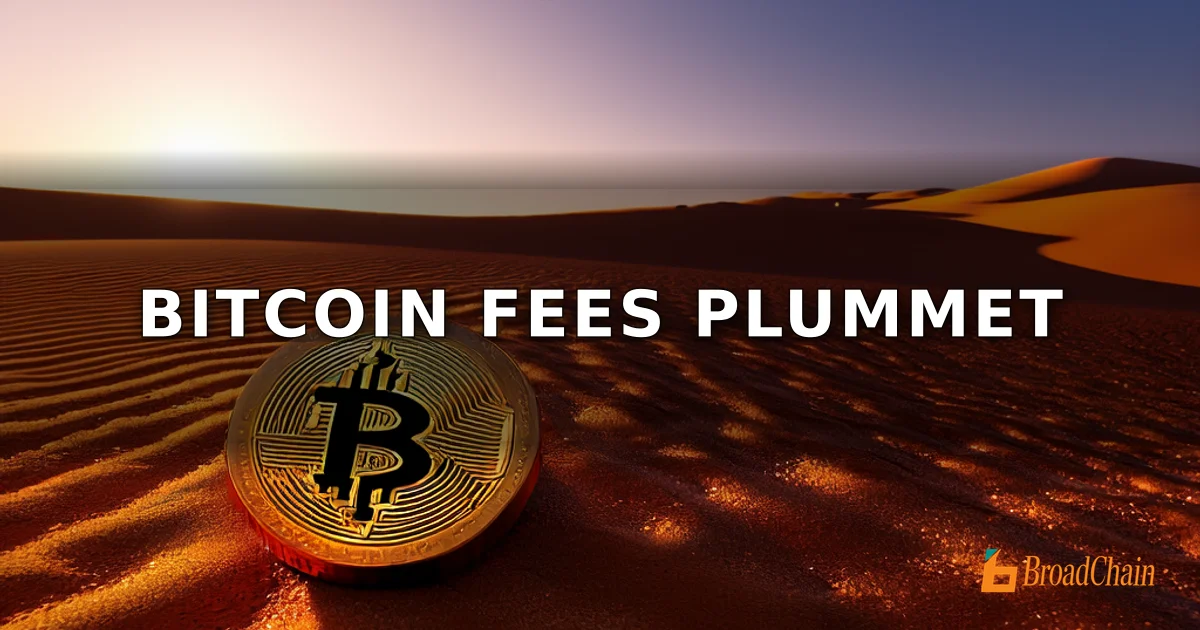 比特币交易费跌至十年低点，或为价格反弹铺路