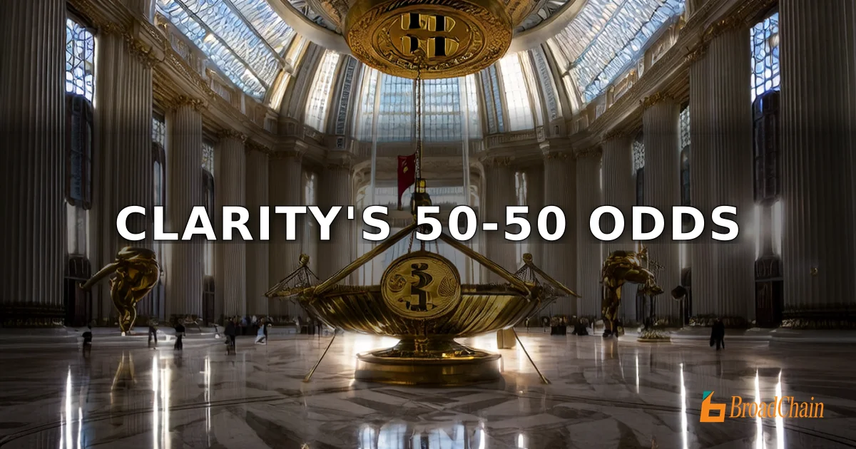 Galaxy：CLARITY法案2026年通过概率约50-50，5月是关键窗口