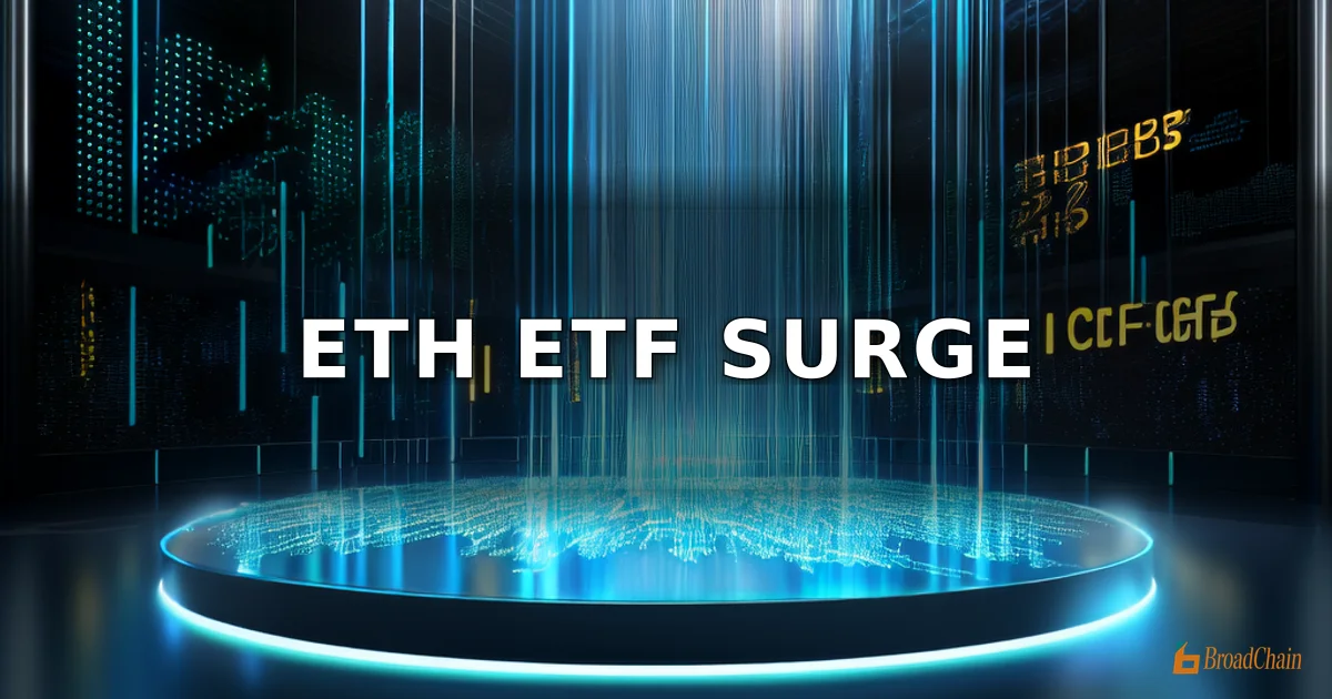 4月24日以太坊现货ETF净流入2338万美元，贝莱德ETHB净流入3225万美元