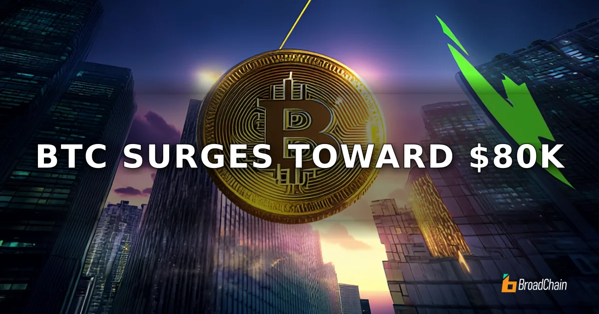 比特币突破7.85万美元，8万美元关口成下一目标