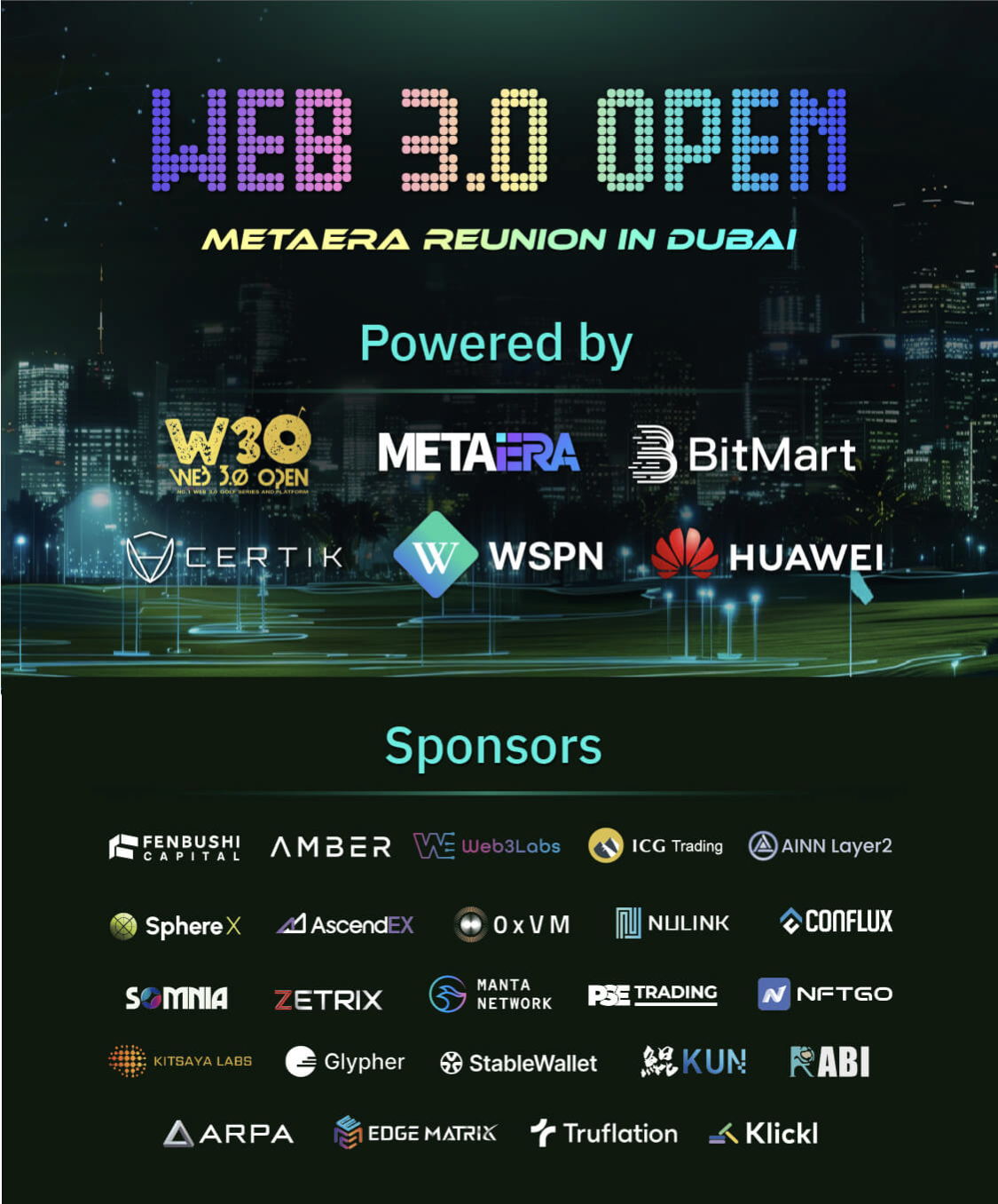 Meta Era 成功筹办 Web 3.0 Open - Meta Era Reunion in Dubai 峰会，畅想迪拜数字经济新可能