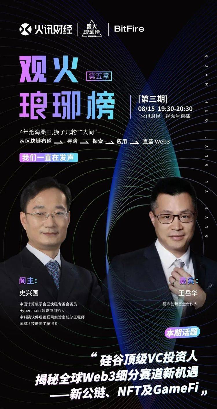 史兴国对谈王岳华：硅谷顶级VC投资人揭秘全球Web3细分赛道新机遇——新公链、NFT及GameFi