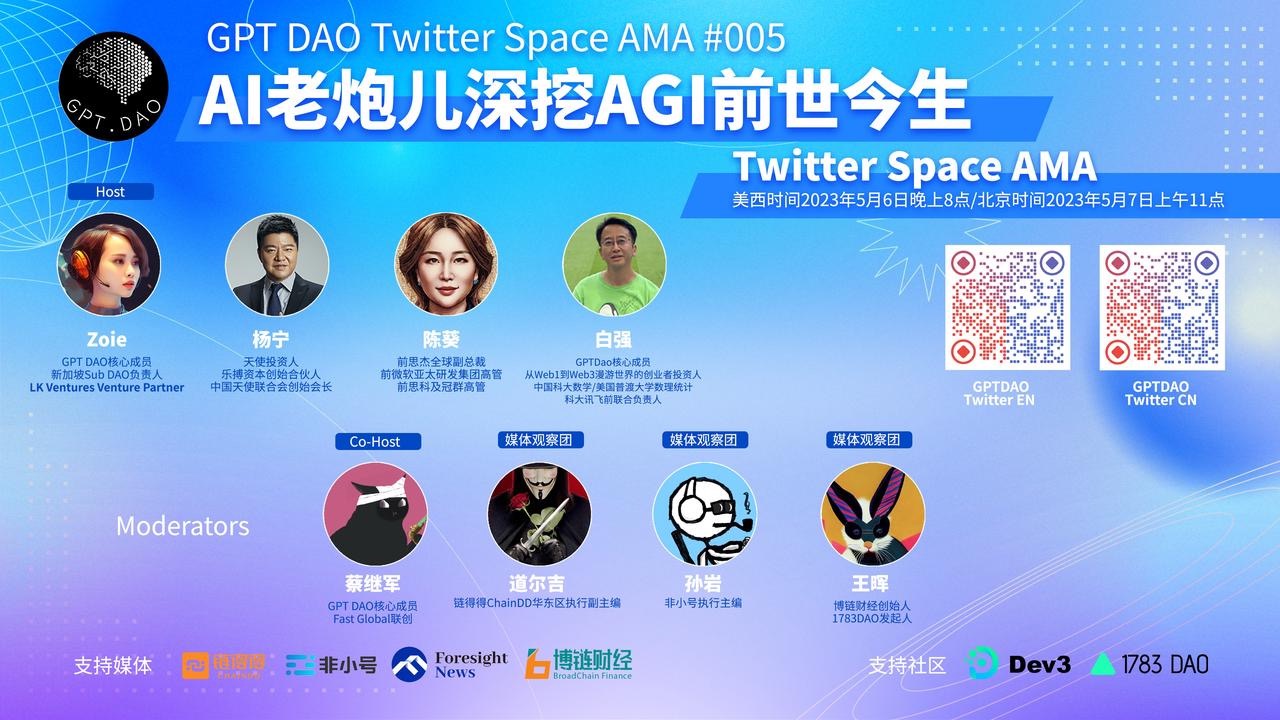 Twitter Space回顾 | AI老炮儿深挖AGI前世今生