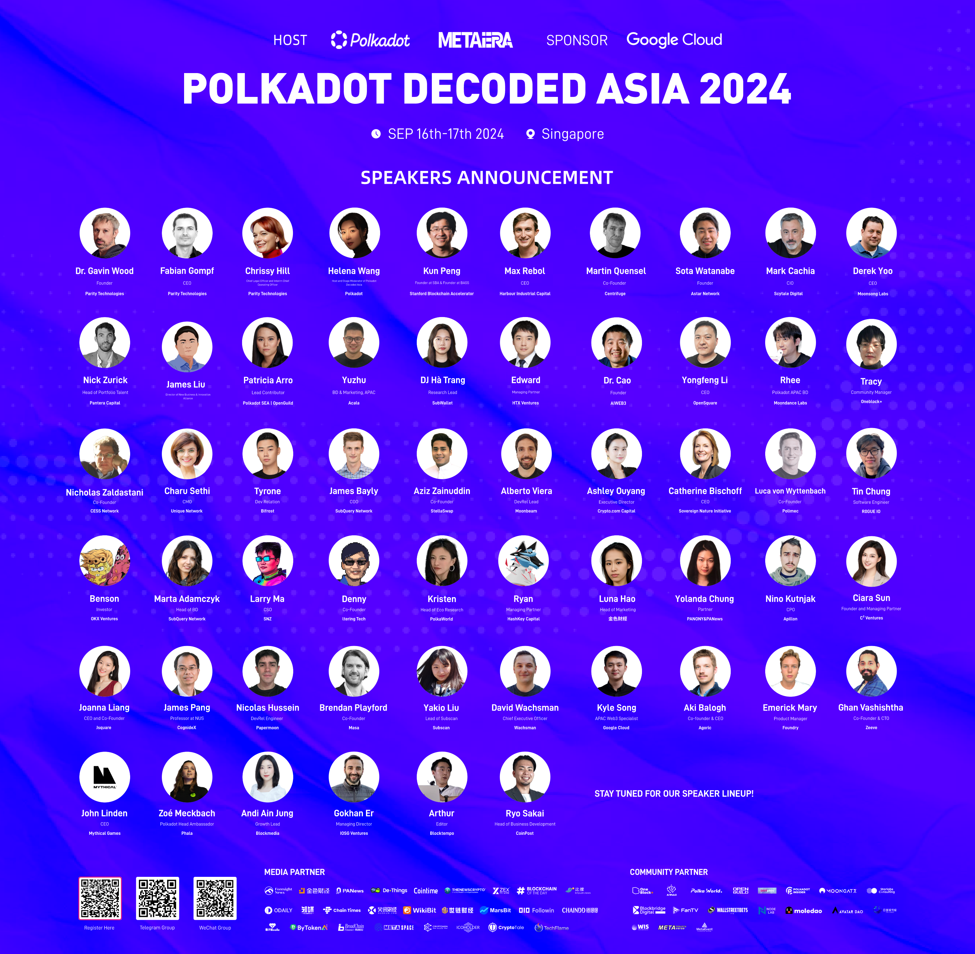 MetaEra 抢先揭秘：Polkadot Decoded Asia 2024 神秘嘉宾阵容